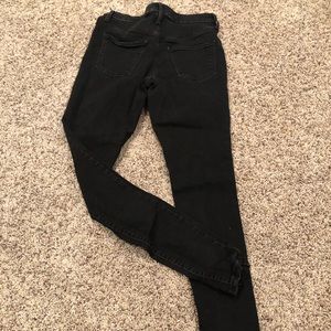 Black Denim Jeggings